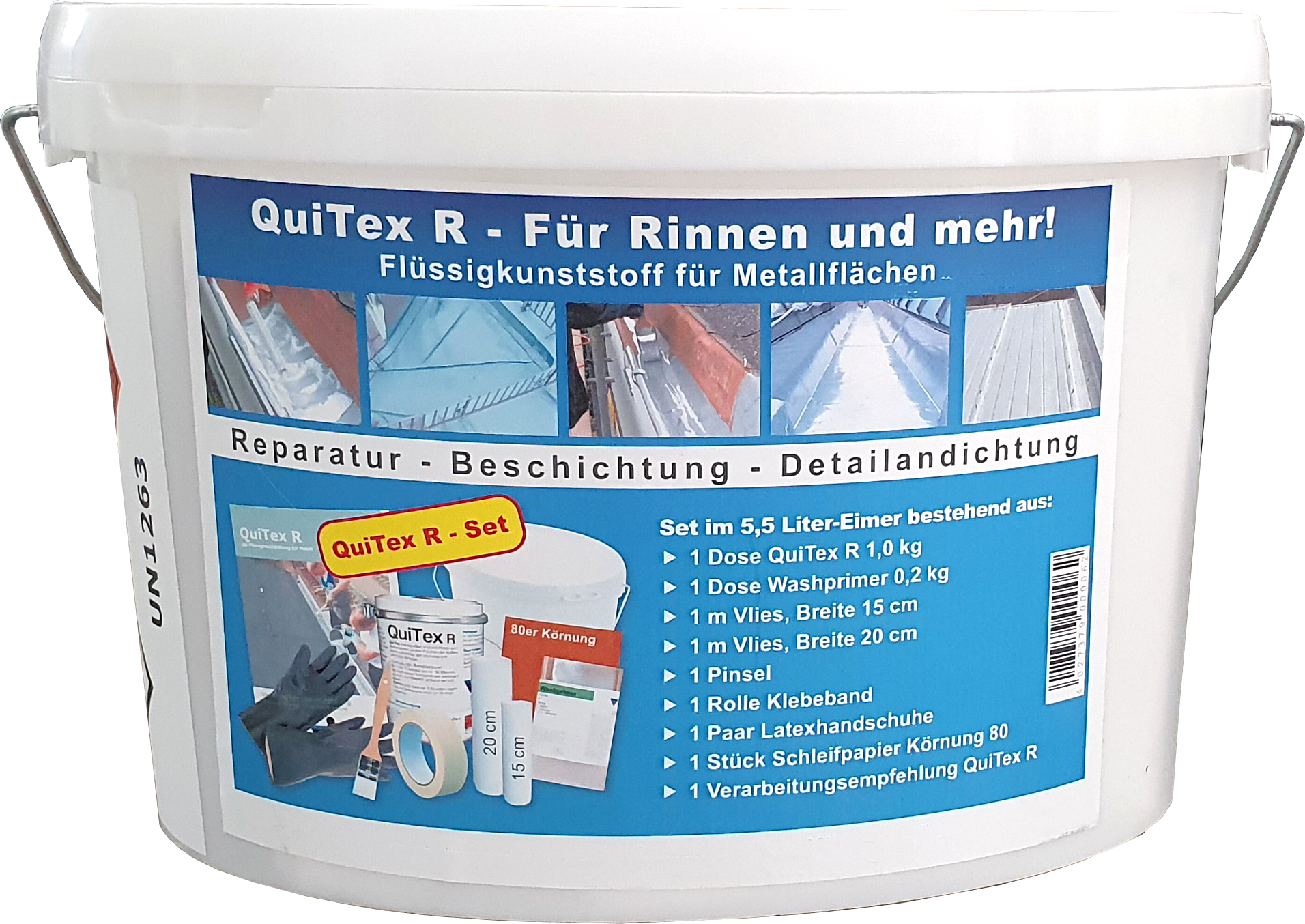 Via Quitex R Dachrinnen-Reparaturset