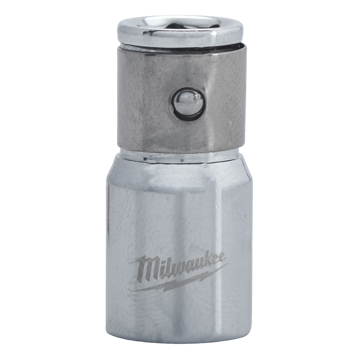 Milwaukee Bit-Halter 1/4 Zoll Vierkant für 1/4-Zoll-Bits, Kugelsicherung, verchromt
