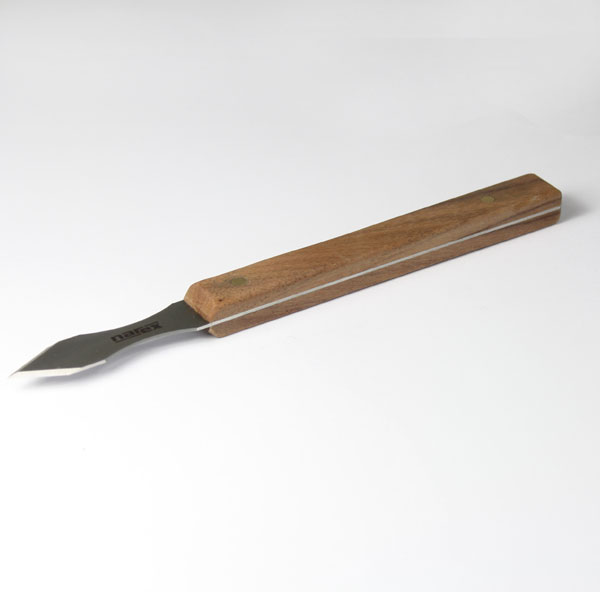 Narex Anreißmesser mit Fingerausschnitten, Klingendicke 0,75 mm, Palisander-Griff, nichtrostender Stahl
