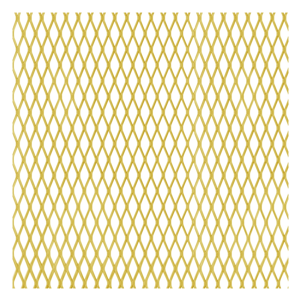 Alberts Streckmetallblech, 10,3 x 5 x 1 mm, Aluminium, goldfarbig eloxiert - 1 Stk.