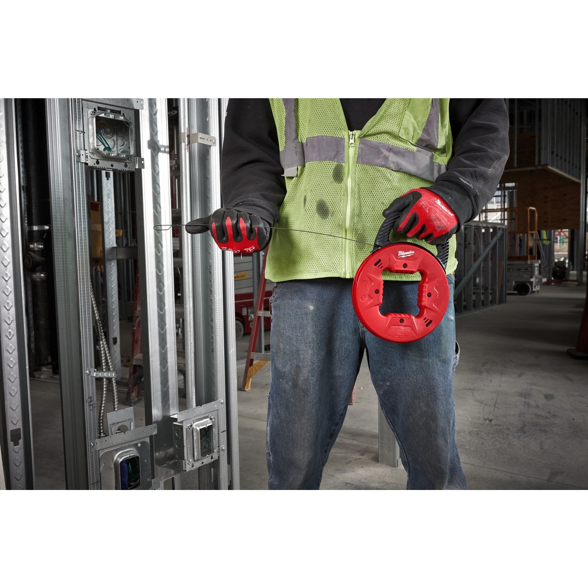 Milwaukee Stahl-Kabeleinziehspirale 7,5 m