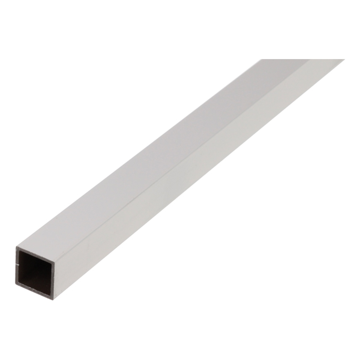 Alberts BA-Profil, Vierkant, 30 x 30 x 2 x 2600 mm, Aluminium, weiß kunststoffbeschichtet RAL 9016 - 1 Stk.
