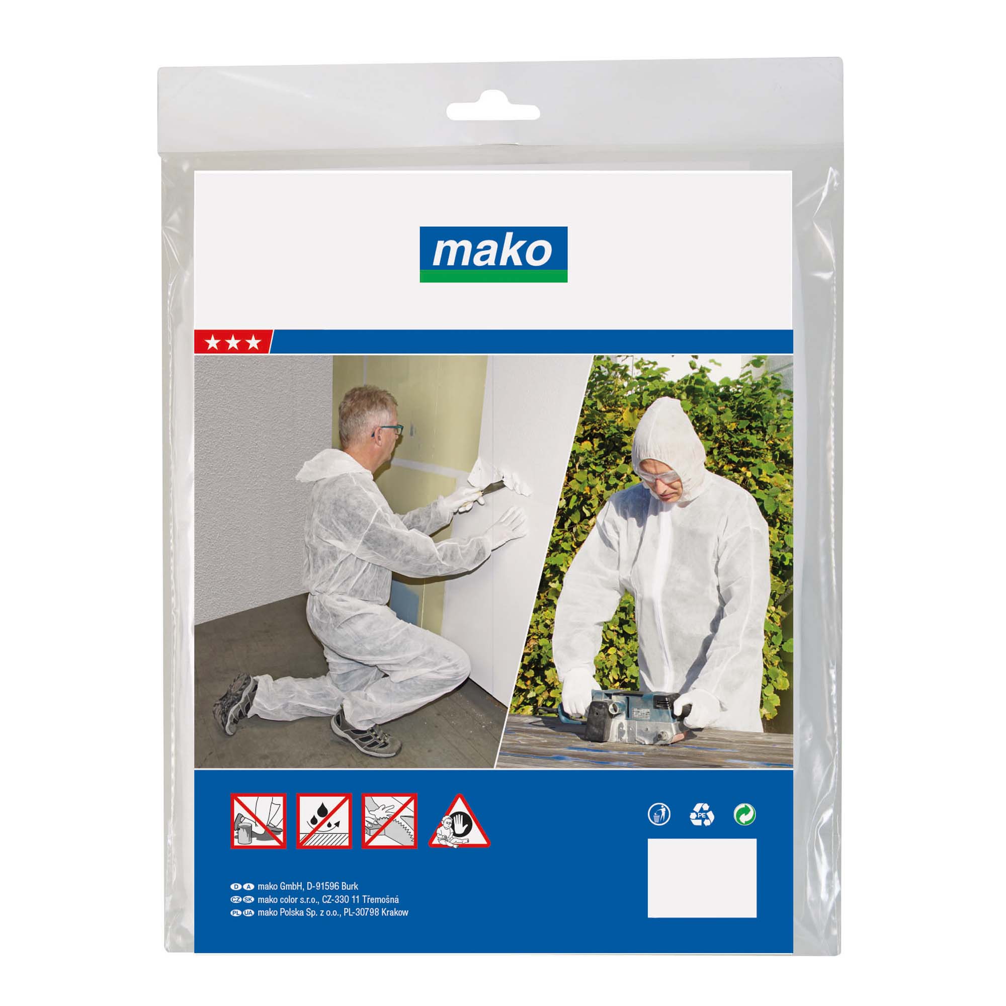 Mako Einweg-Schutzanzug