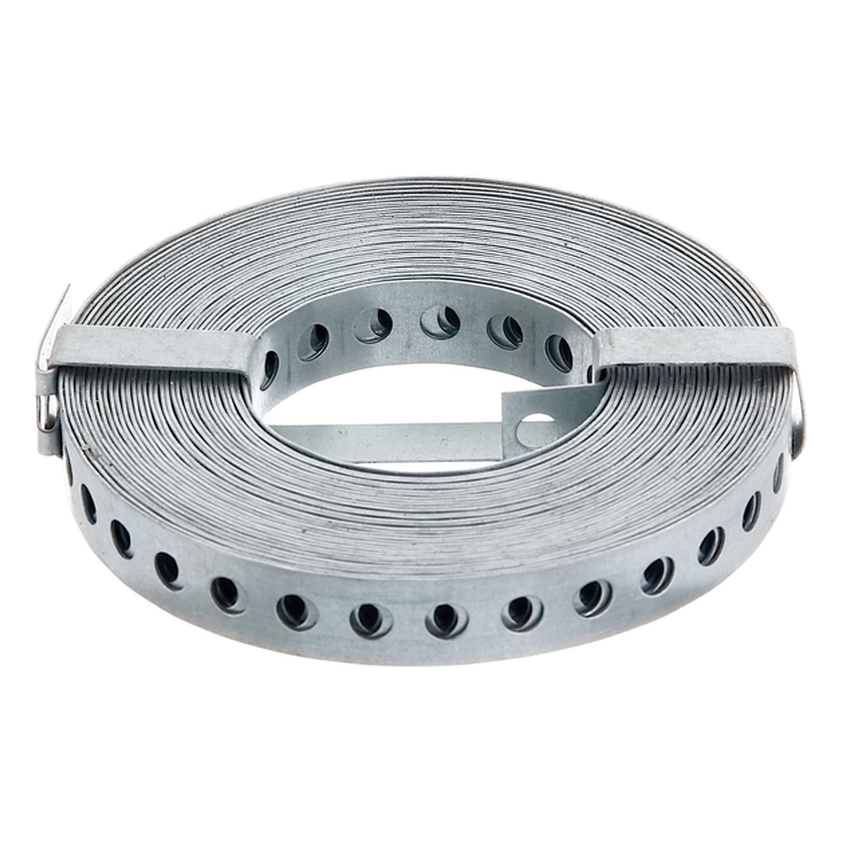 Alberts Lochband, 17 x 12 mm / 10 m, Stahl roh, sendzimirverzinkt - 1 Stk.