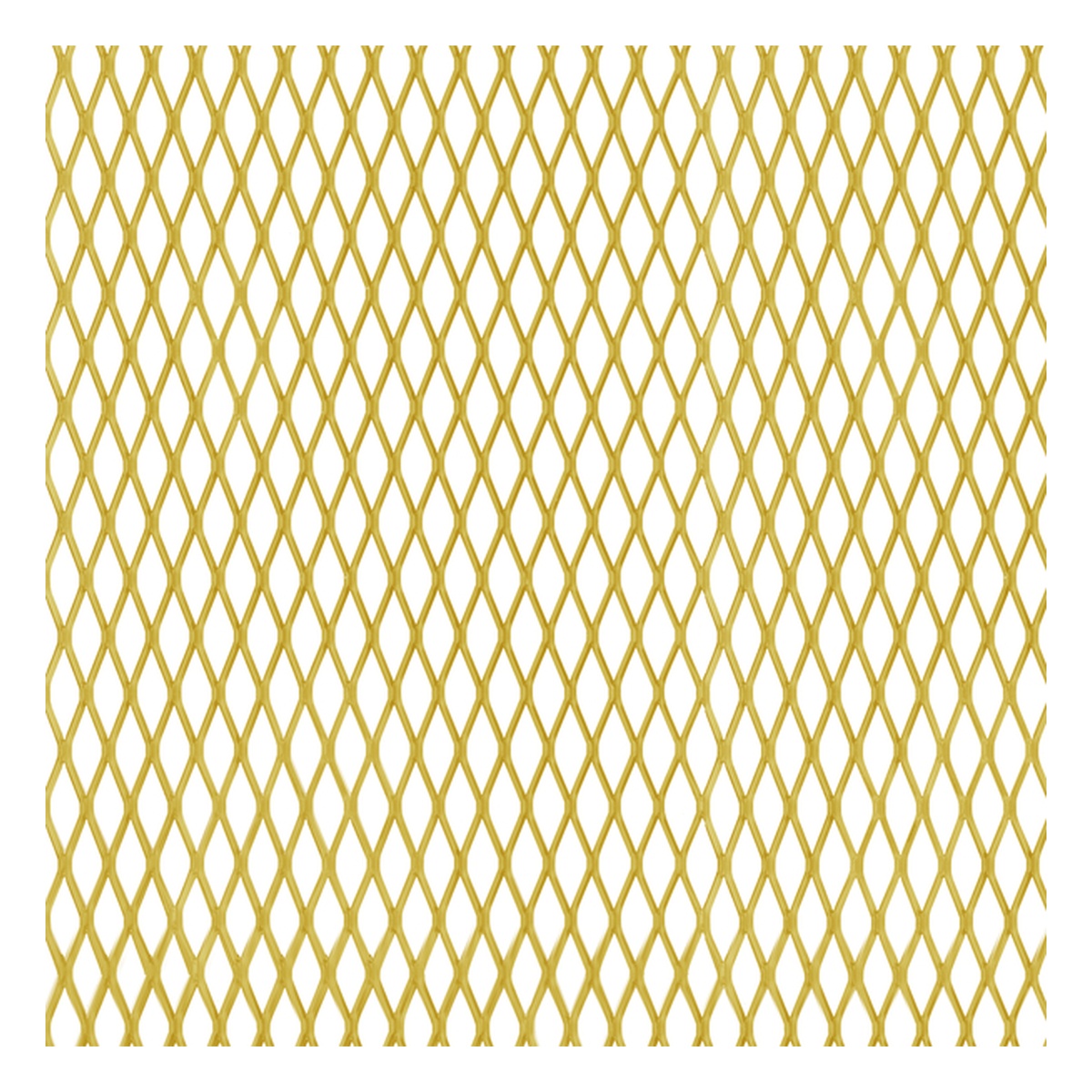 Alberts Streckmetallblech, 600 x 1000 x 1,6 mm, Aluminium, goldfarbig eloxiert - 1 Stk.
