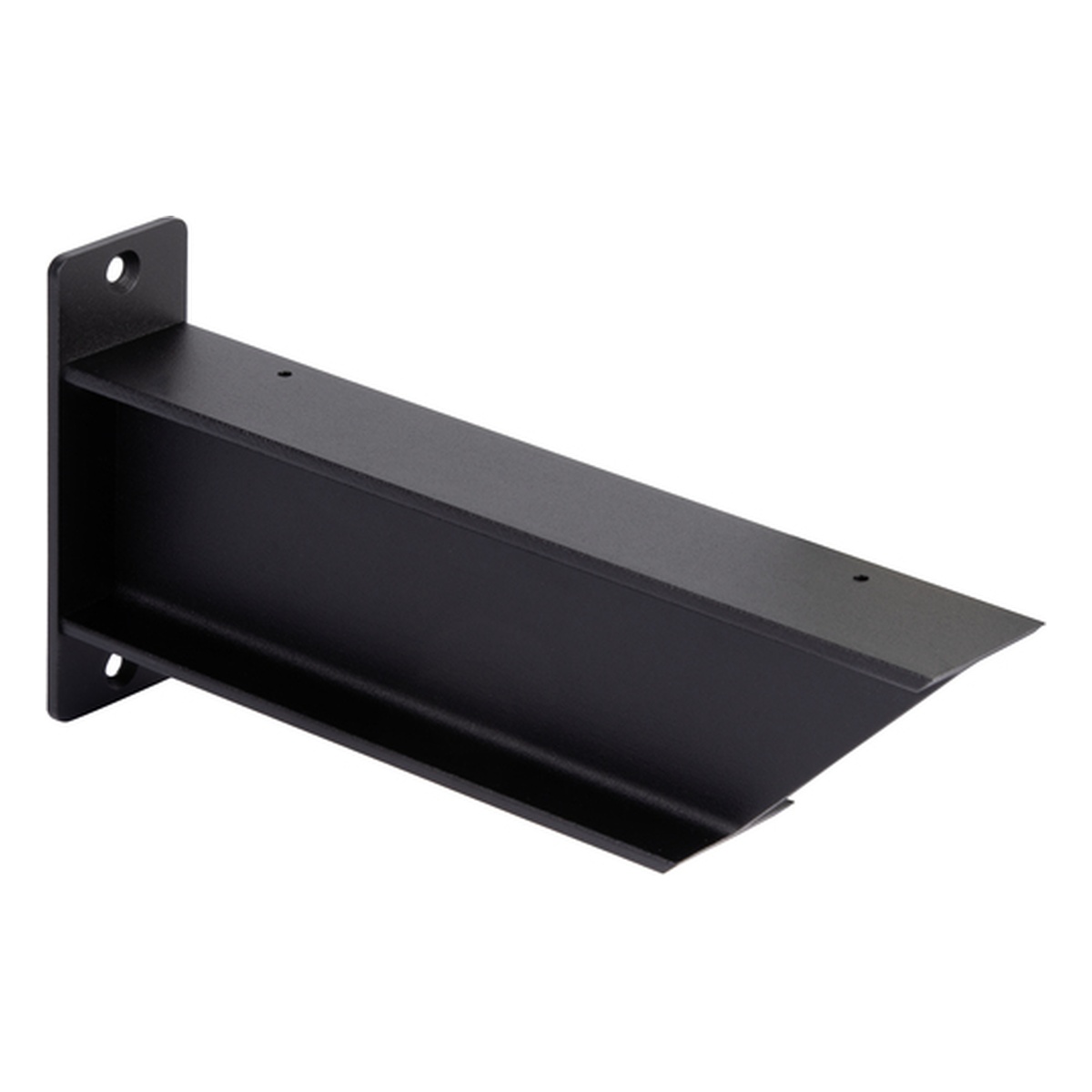 Alberts Regalträger Loki, 130 x 304 x 46 mm, Stahl, matt schwarz mit Feinstruktur kunststoffbeschichtet RAL 9005 - 1 Stk. Alberts Regalträger Loki, 130 x 304 x 46 mm, Stahl, matt schwarz mit Feinstruktur kunststoffbeschichtet RAL 9005 - 1 Stk.