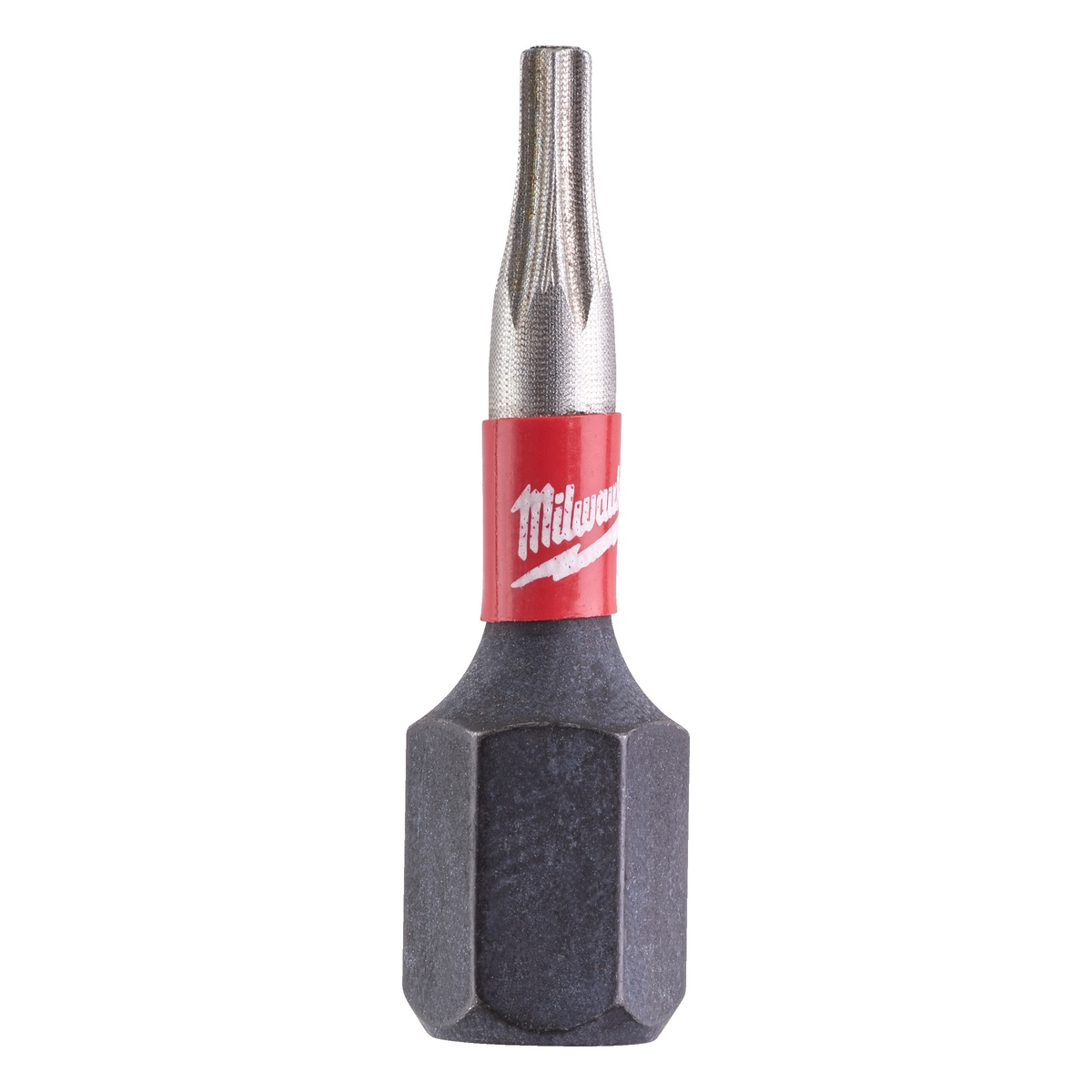 Milwaukee Bit Innensechsrund mit Bohrung TX BO7 x 25 mm, SHOCKWAVE, schlagfest, für Sicherheitsschrauben, 2 Stück