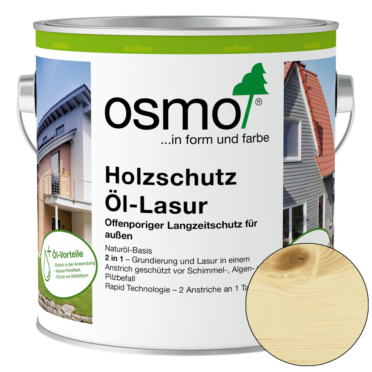 Osmo Holzschutz Öl-Lasur, 2,5 l