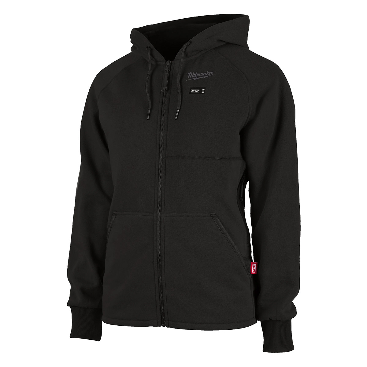 Milwaukee Akku-Heiz-Hoodie Damen XL, Schwarz, ohne Akkus und Ladegerät, M12 HHLBL1-0 - 1 Stk.