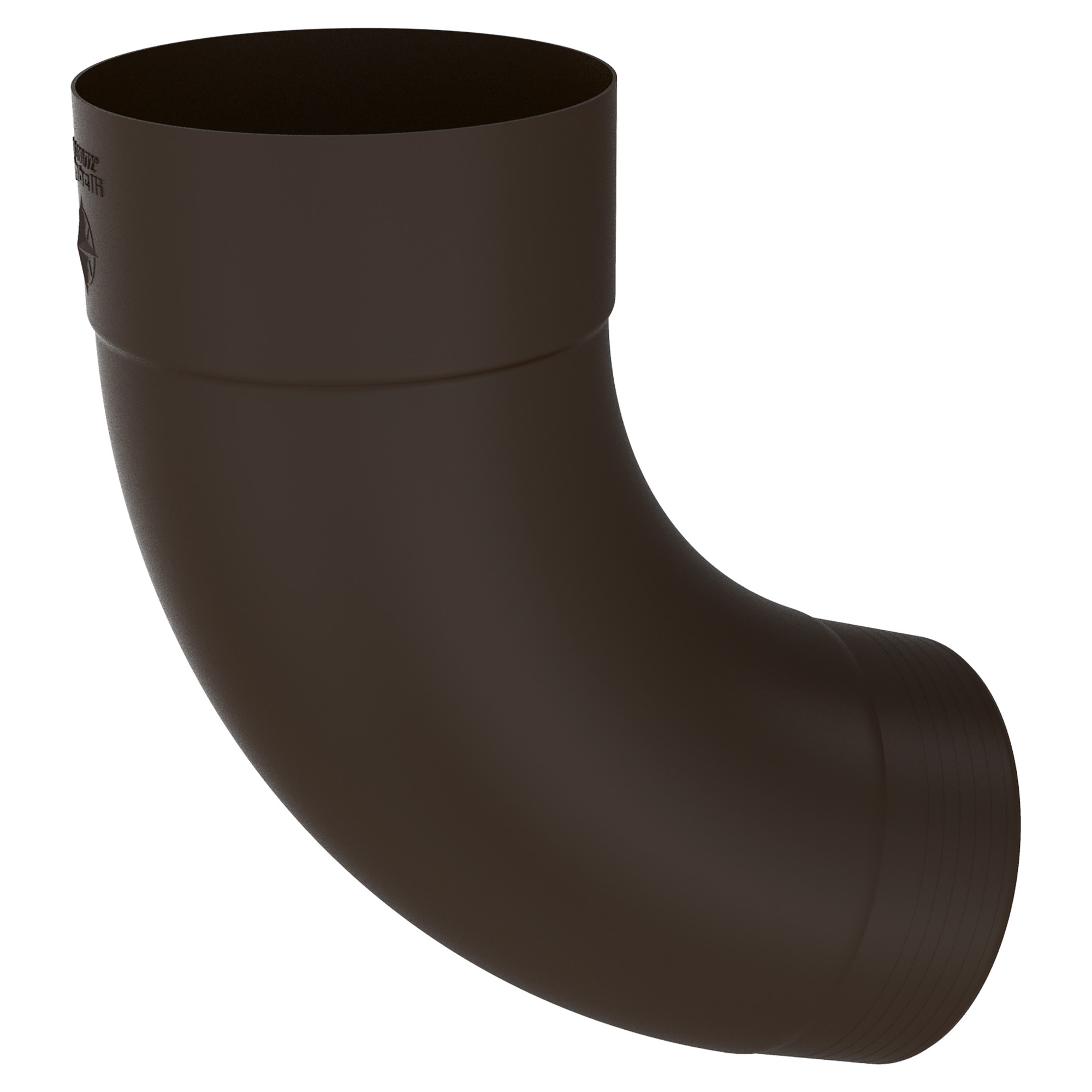 Zambelli Fallrohrbogen Meister-Bogen 72° 80 mm, Dunkelbraun RAL 8019, COLORDUR - 1 Stk.