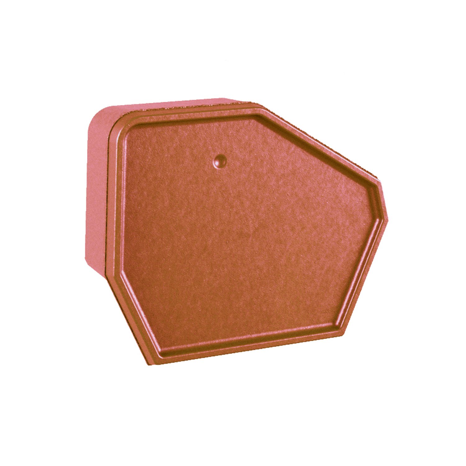 Röben Flandern plus Pultfirstplatte Ende rot-engobiert