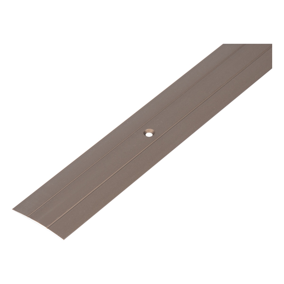 Alberts Übergangsprofil, 37,8 x 900 x 2,1 mm, Aluminium, bronzefarbig eloxiert versenkten Schraublöchern - 1 Stk.