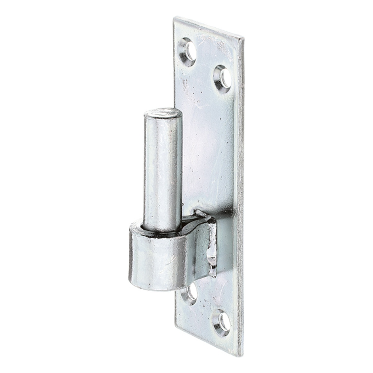 Alberts Kloben auf Platte, DI-Haken, Dorn-Durchmesser: 13 mm, Dorn-Abstand: 10 mm, Stahl roh, galvanisch verzinkt Dickschichtschutz - 1 Stk.