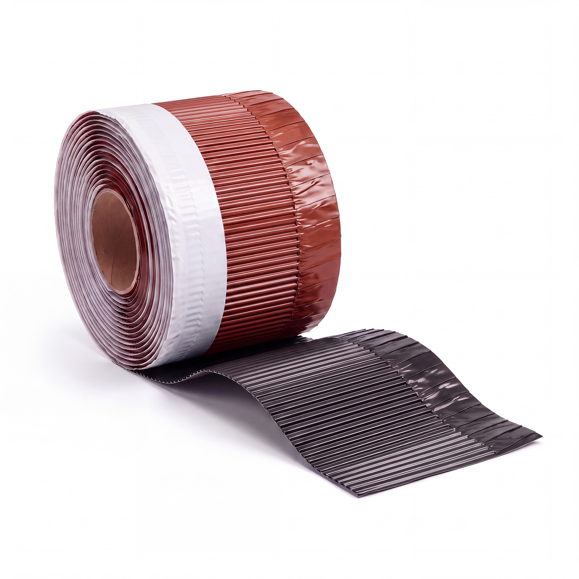 Allform Anschlussband Alu Color 145 mm x 6 m schwarz