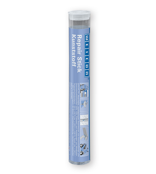 WEICON Repair Stick Kunststoff, Reparaturknete mit Trinkwasserzulassung, 115 g, weiß-blau WEICON Repair Stick Kunststoff, Reparaturknete mit Trinkwasserzulassung, 115 g, weiß-blau