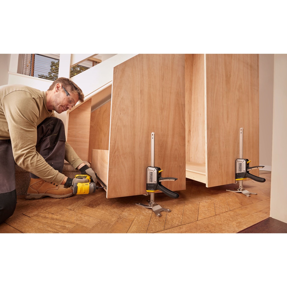 Stanley Einhand-Montagewerkzeug Tradelift Set