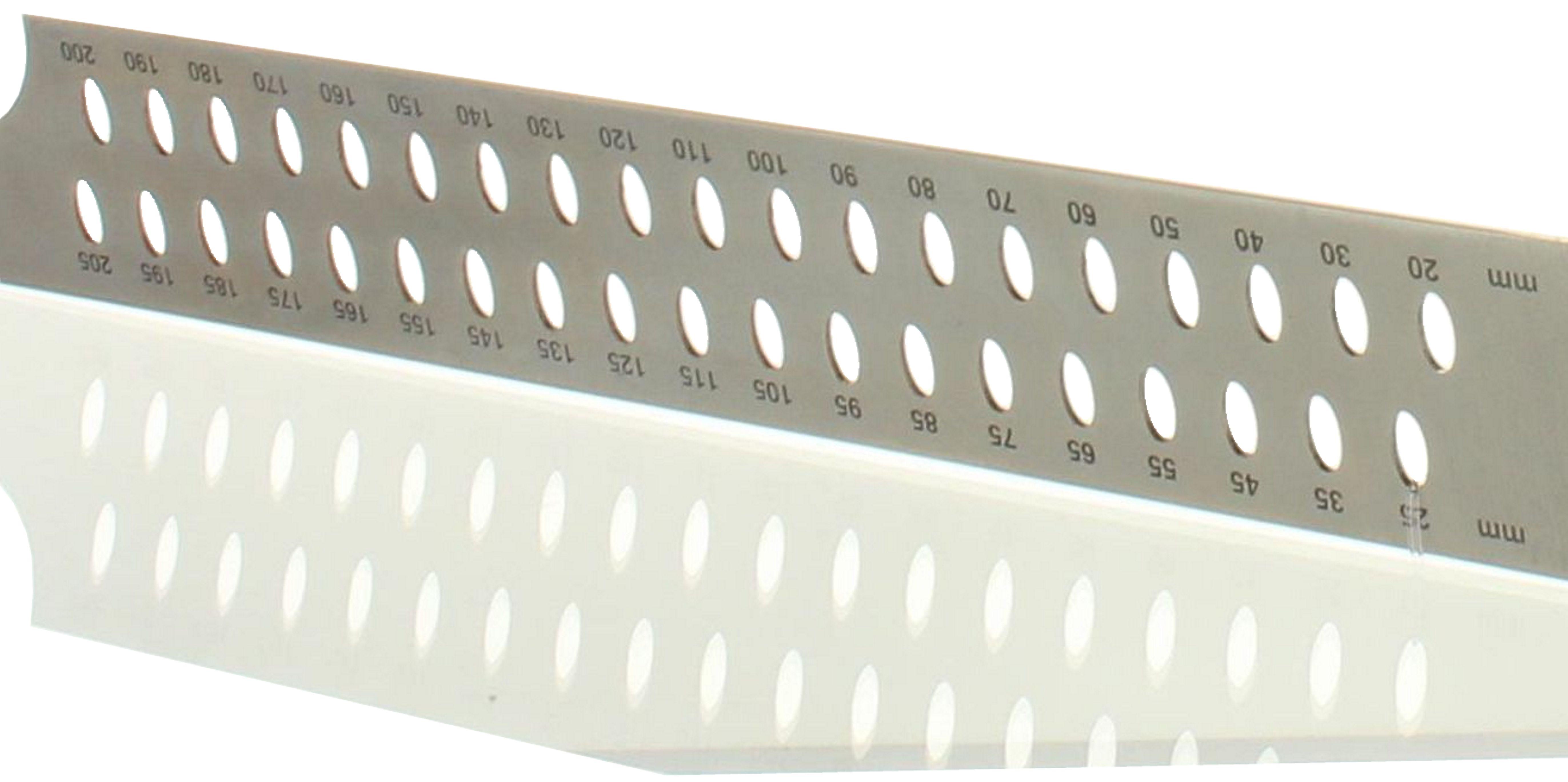 hedue Zimmermannswinkel ZN 1000 x 380 mm, Edelstahl Federstahl, nahtlos, mm-Skala, Anreißlöcher