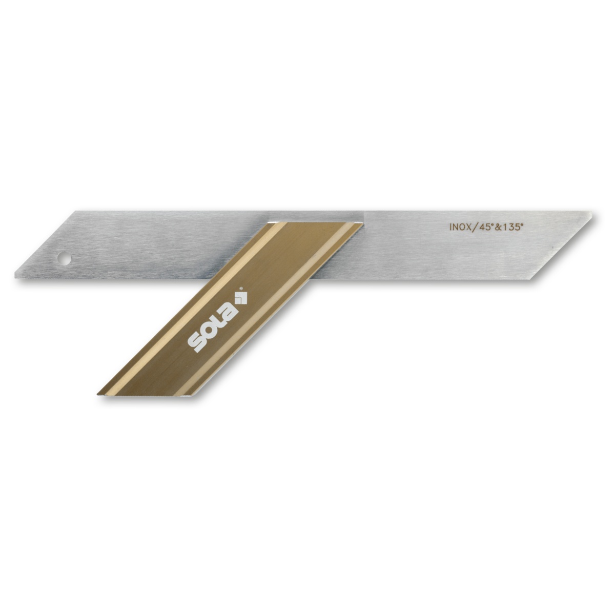 Sola Gehrungswinkel GWB, 300 x 110 mm, 45° und 135°, rostfreie Federstahlklinge