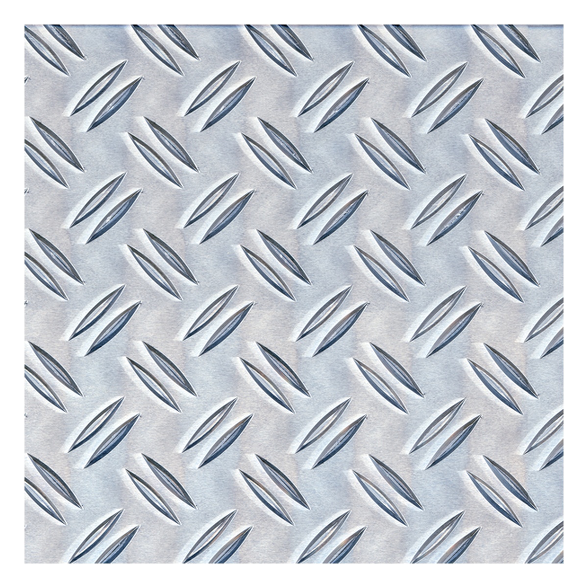 Alberts Strukturblech, Riffel-Prägung, 600 x 2000 x 2,5 mm, Aluminium, natur - 1 Stk.