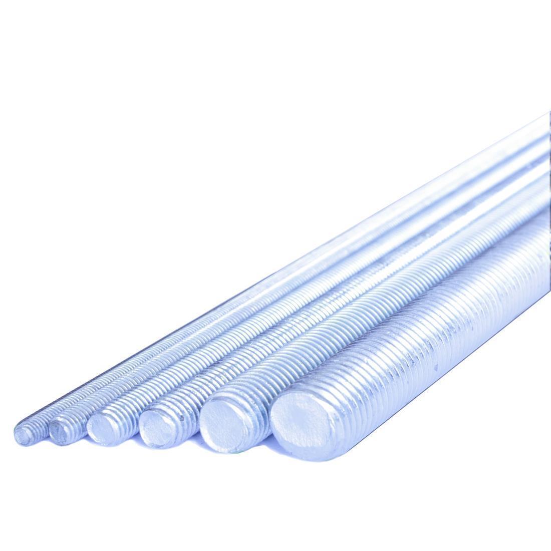 Gewindestange M16 x 1000 mm DIN 975 Stahl galvanisch verzinkt Gewindestange M16 x 1000 mm DIN 975 Stahl galvanisch verzinkt