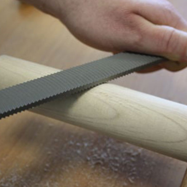 Narex Fräsfeile für Holz 250 mm, gefräste Bogenzähne, Hainbuchengriff
