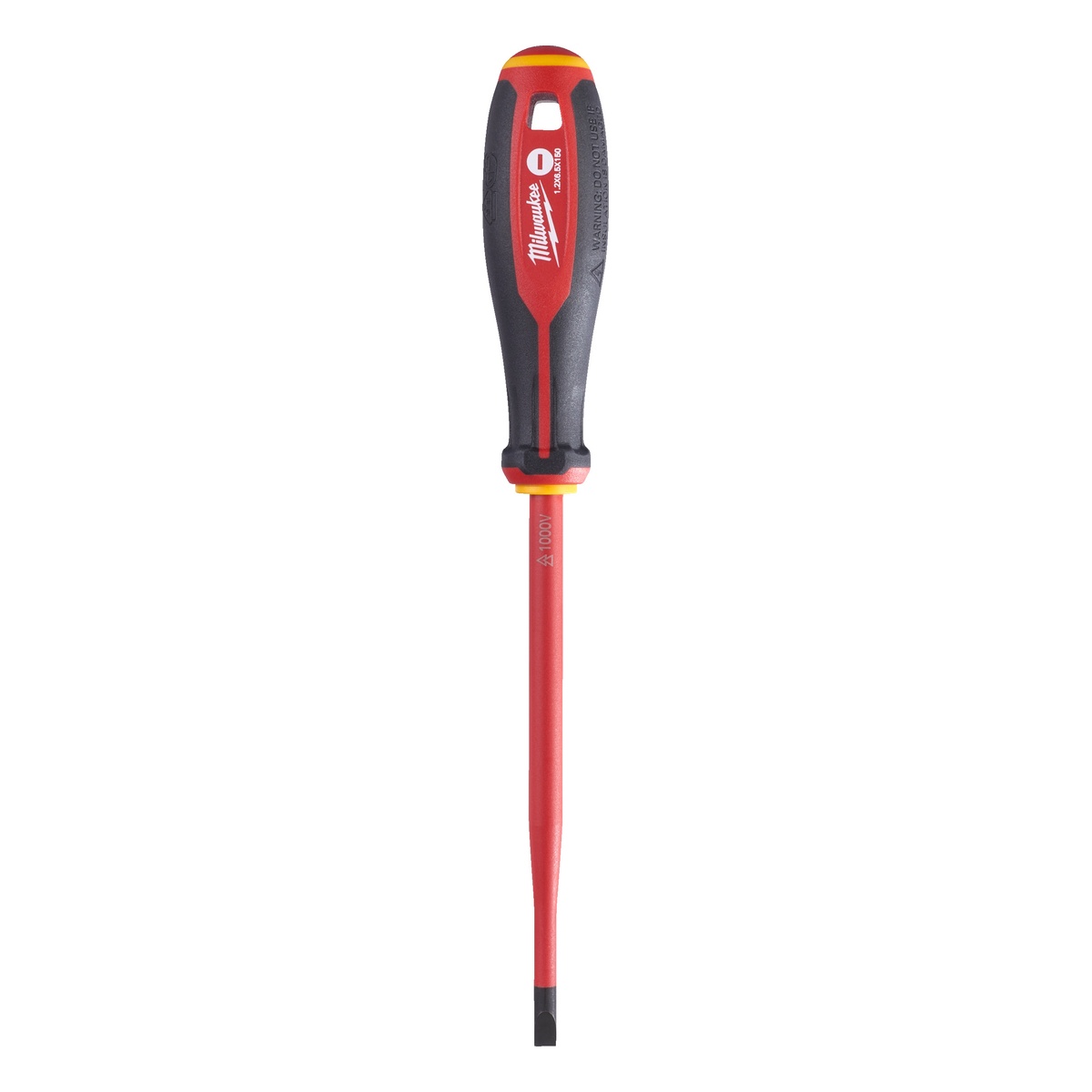 Milwaukee VDE-Schraubendreher Tri-Lobe, Schlitz SL 1,2 x 6,5 x 150 mm, bis 1000 V AC