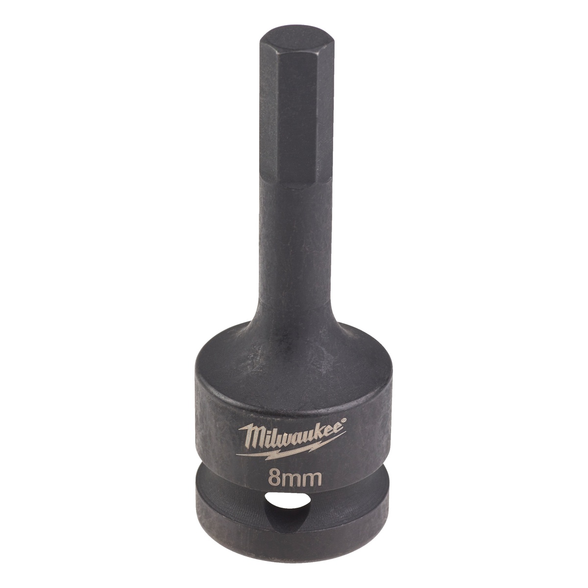 Milwaukee Kraft-Biteinsatz Innensechskant 8 mm x 67 mm, ½″ Vierkant, für Schlagschrauber
