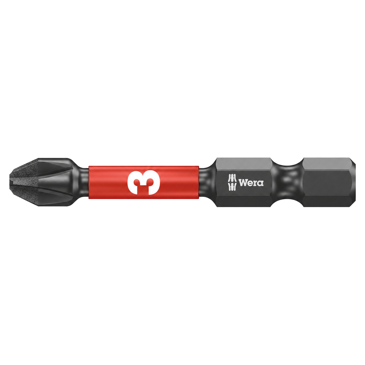Wera Bit Kreuzschlitz PH3, Impaktor, diamantbeschichtet, schlagschrauberfest