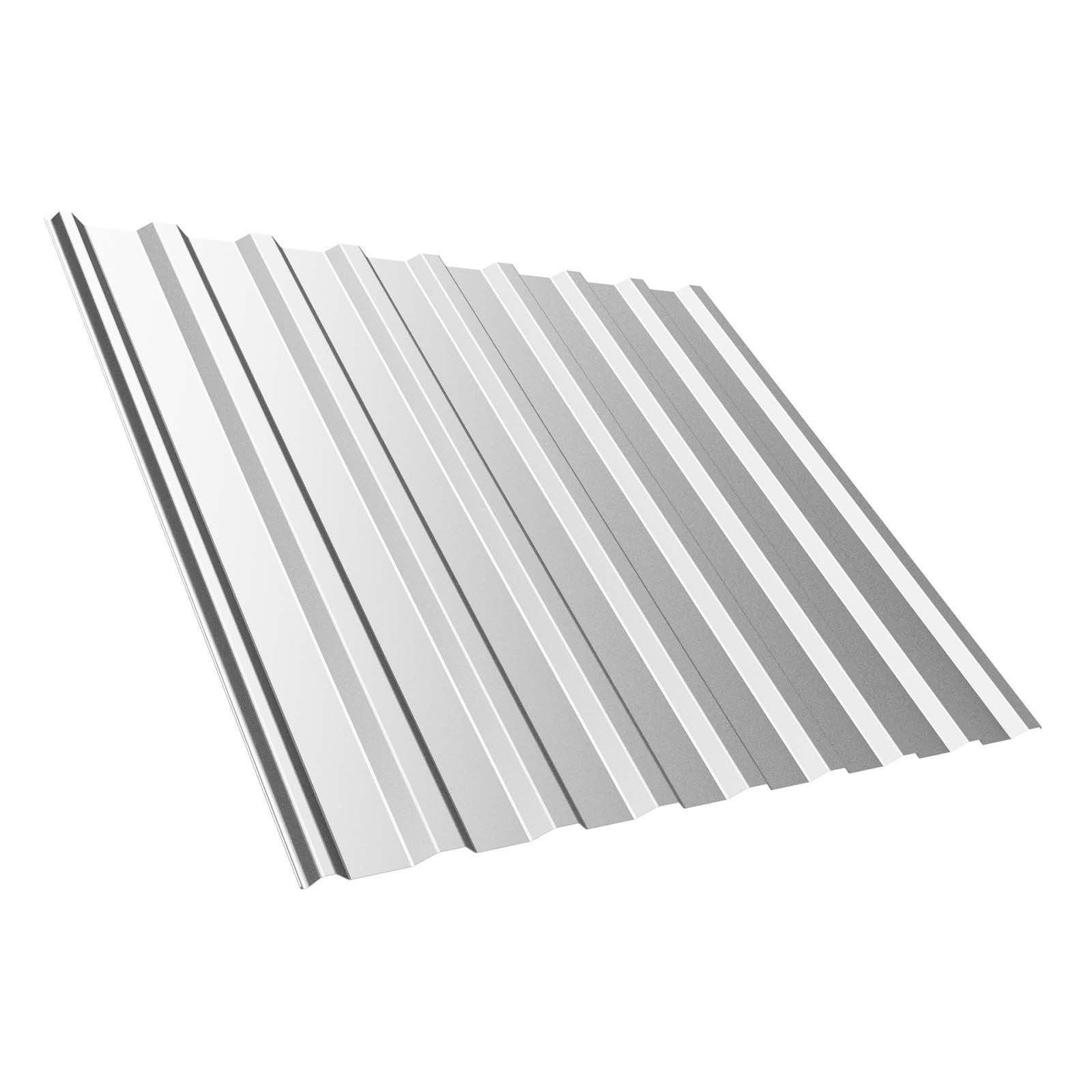 Trapezblech T20M Dach 0,5 mm, RAL 9010 Reinweiss, 4300 mm Länge