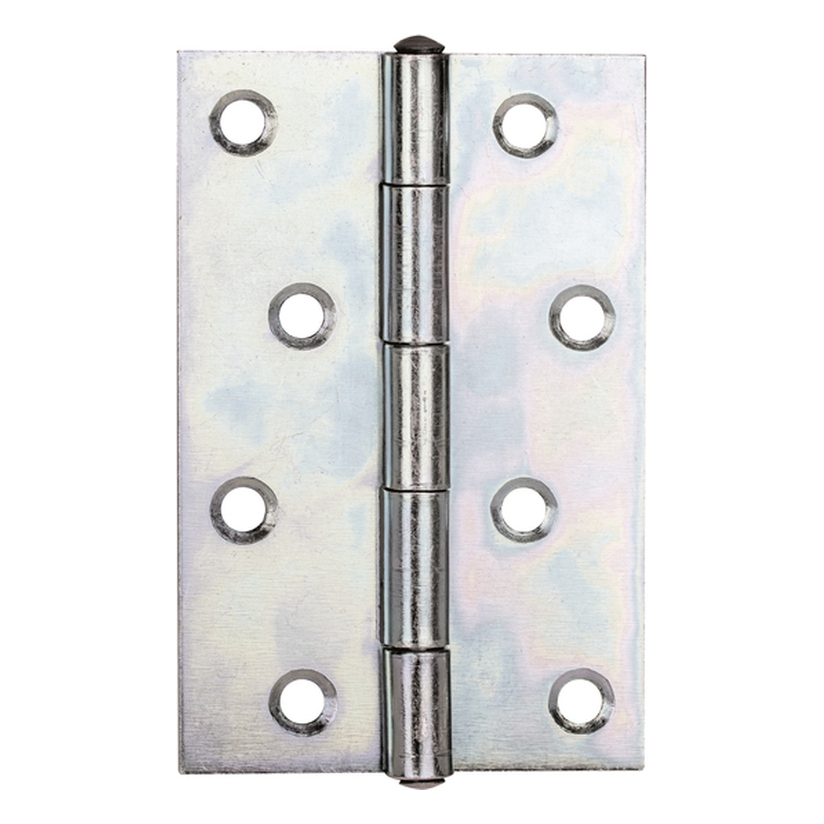 Alberts Scharnier, halbbreit, 100 x 72 mm, Stahl roh, sendzimirverzinkt - 1 Stk.