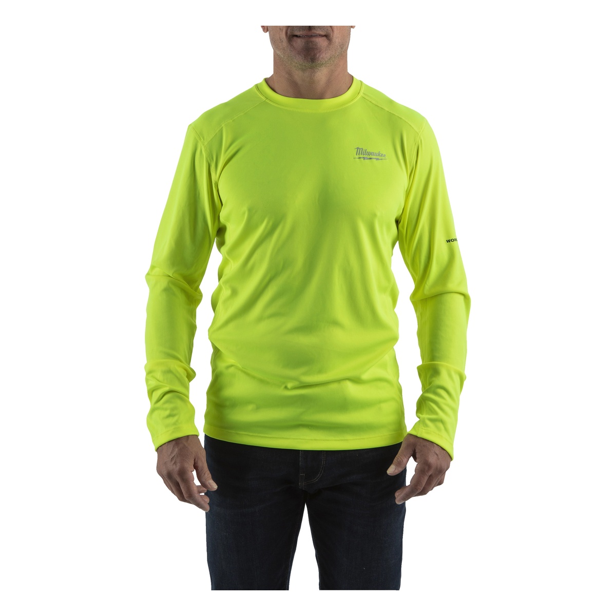 Milwaukee Funktions-Langarm-Shirt gelb mit UV-Schutz WWLSYL-XXL - 1 Stk. Milwaukee Funktions-Langarm-Shirt gelb mit UV-Schutz WWLSYL-XXL - 1 Stk.