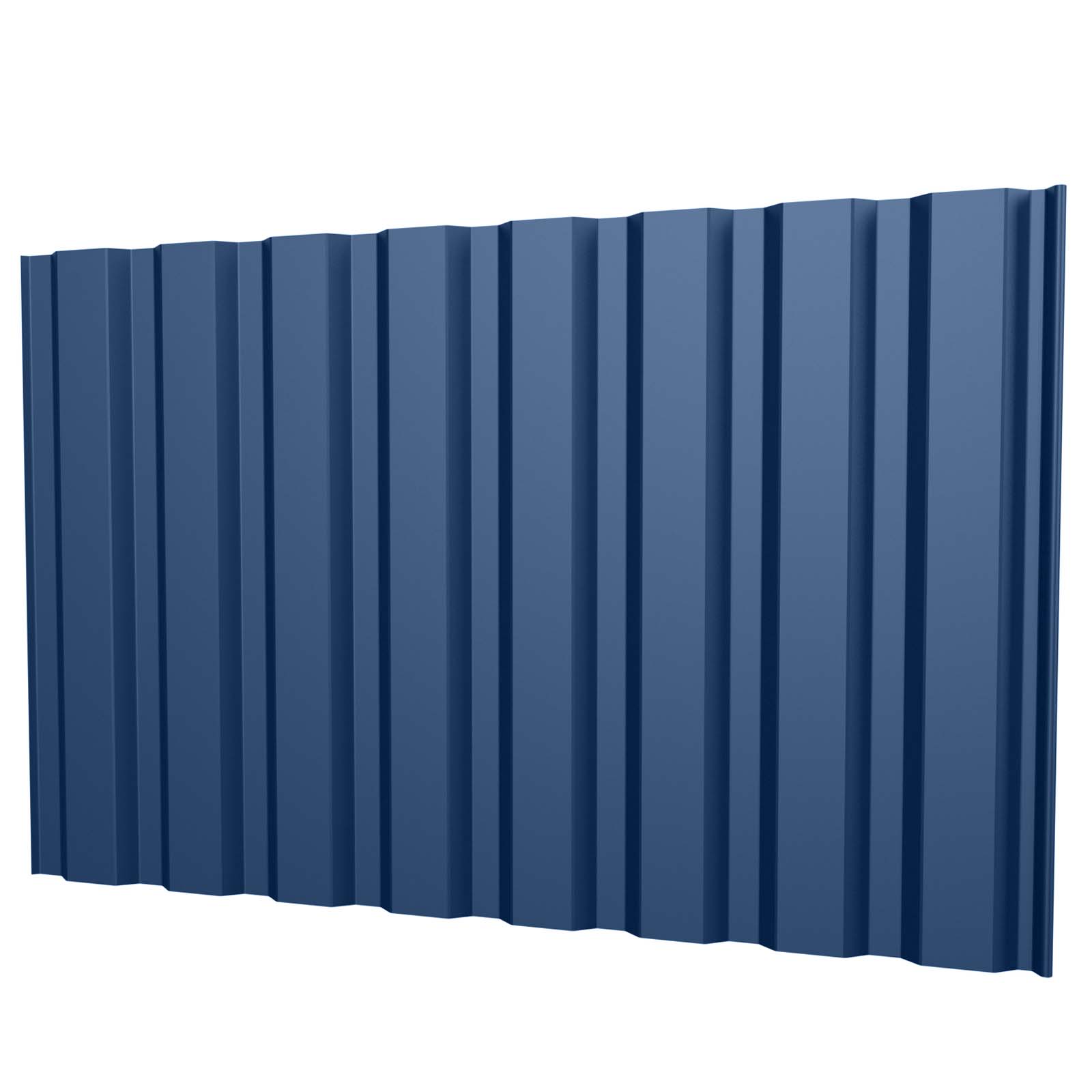 Trapezblech T20M Wand 0,5 mm, RAL 5010 Enzianblau, 3800 mm Länge