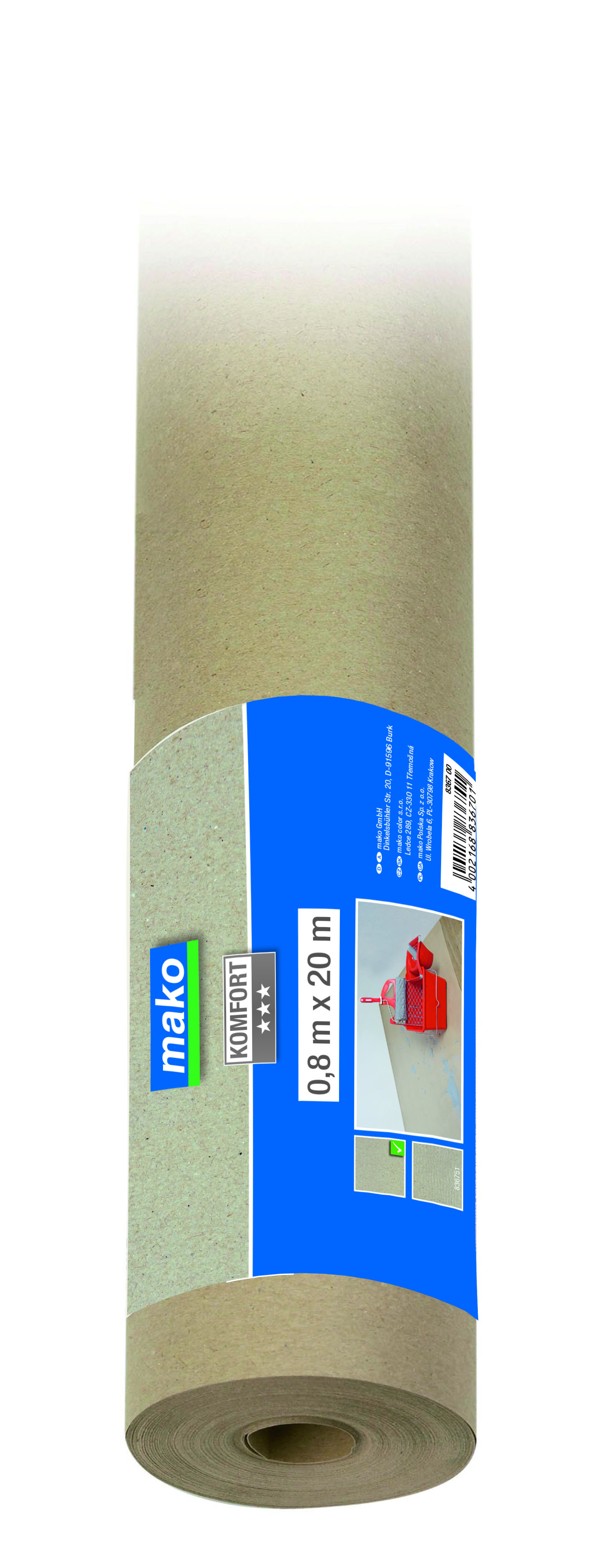 Mako Maler-Abdeckpapier, glatt Mako Maler-Abdeckpapier, glatt