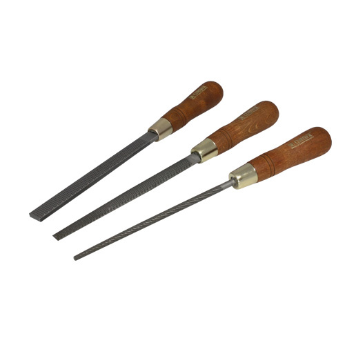 Narex Raspel-Set 3-teilig 150 mm, flach rund halbrund, Holzgriffe im Karton