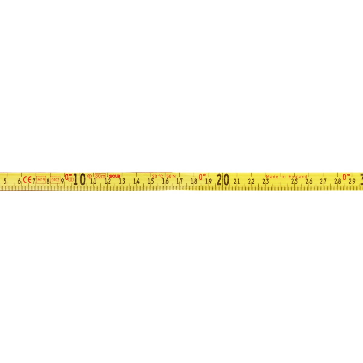 Sola Bandmaß PROSPECTOR F YF 30, 30 m x 13 mm, Glasfaserband, Alu-Y-Rahmen mit Kurbel