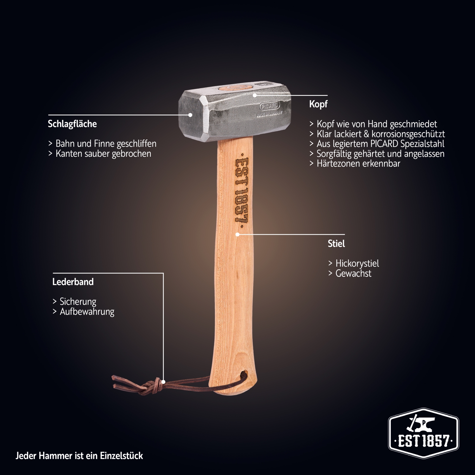 Picard Fäustel Est.1857 1000 g