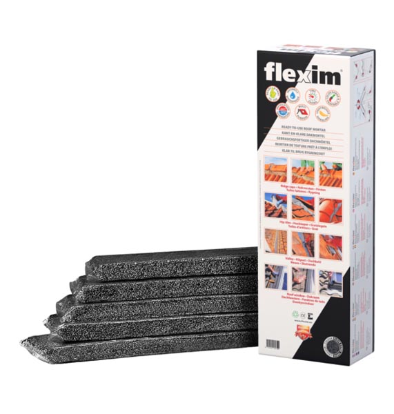 Allform Flexim Dachmörtel schwarz 5 Streifen