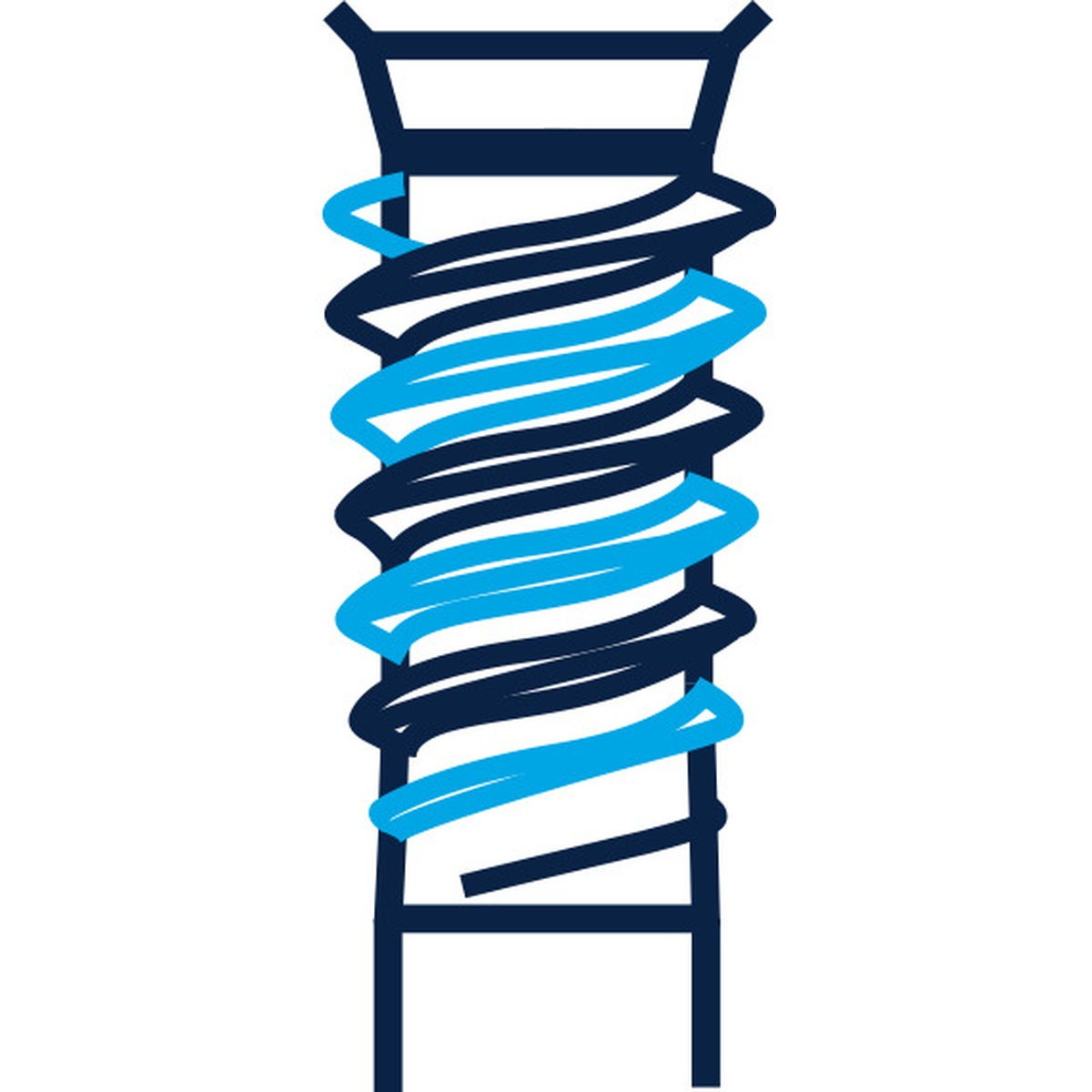 Reisser RP-TD-P Sandwich-Bohrschraube 6,5x250 mm, E16, Bimetall (Edelstahl A2/Stahl), Teilgewinde, SW8, Holz-UK - 50 Stk.