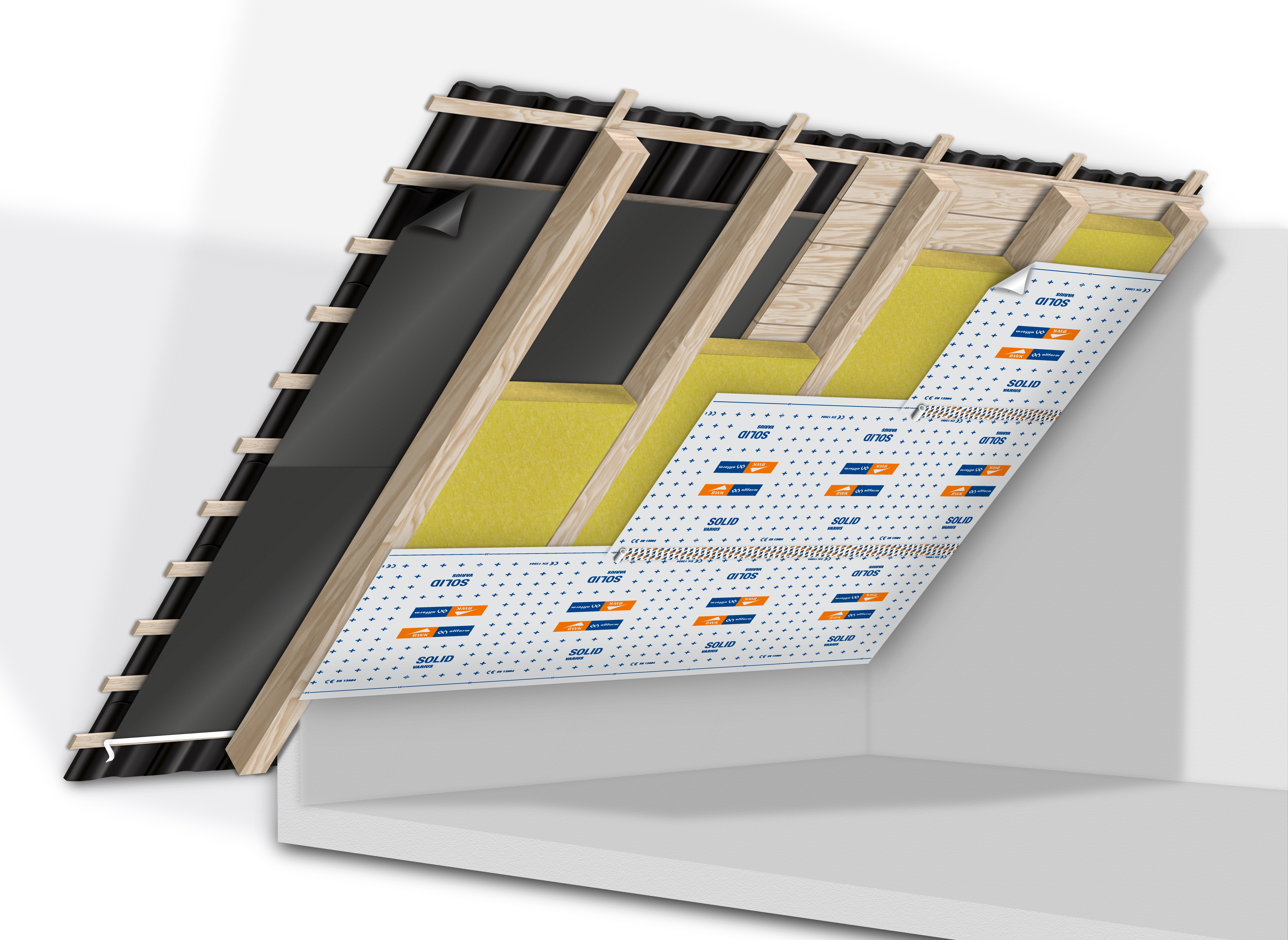 Allform Solid Varius feuchtevariable Dampfbremse 75 m²