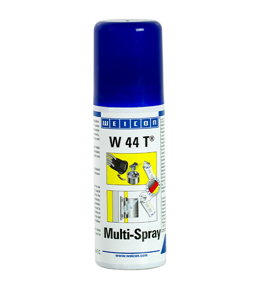 WEICON W 44 T® Multi-Spray, Schmier- und Multifunktionsöl mit 5-fach Wirkung, 50 ml, gelblich, transparent