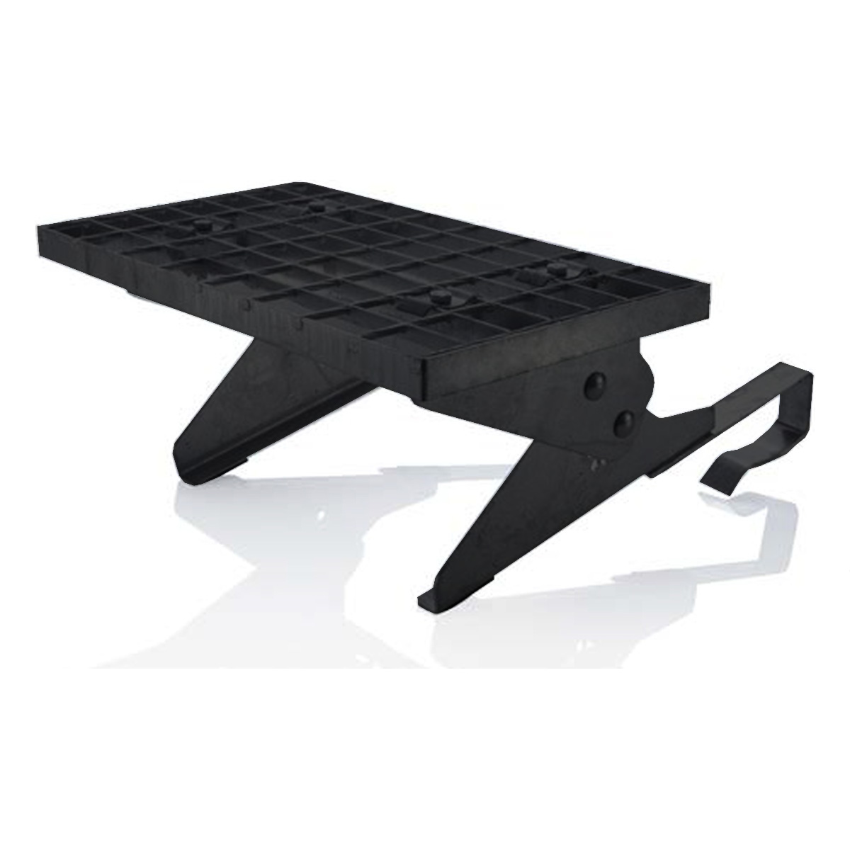 Overhoff Universal-Trittstufenelement 420 mm zum Einhängen, RAL9005 schwarz