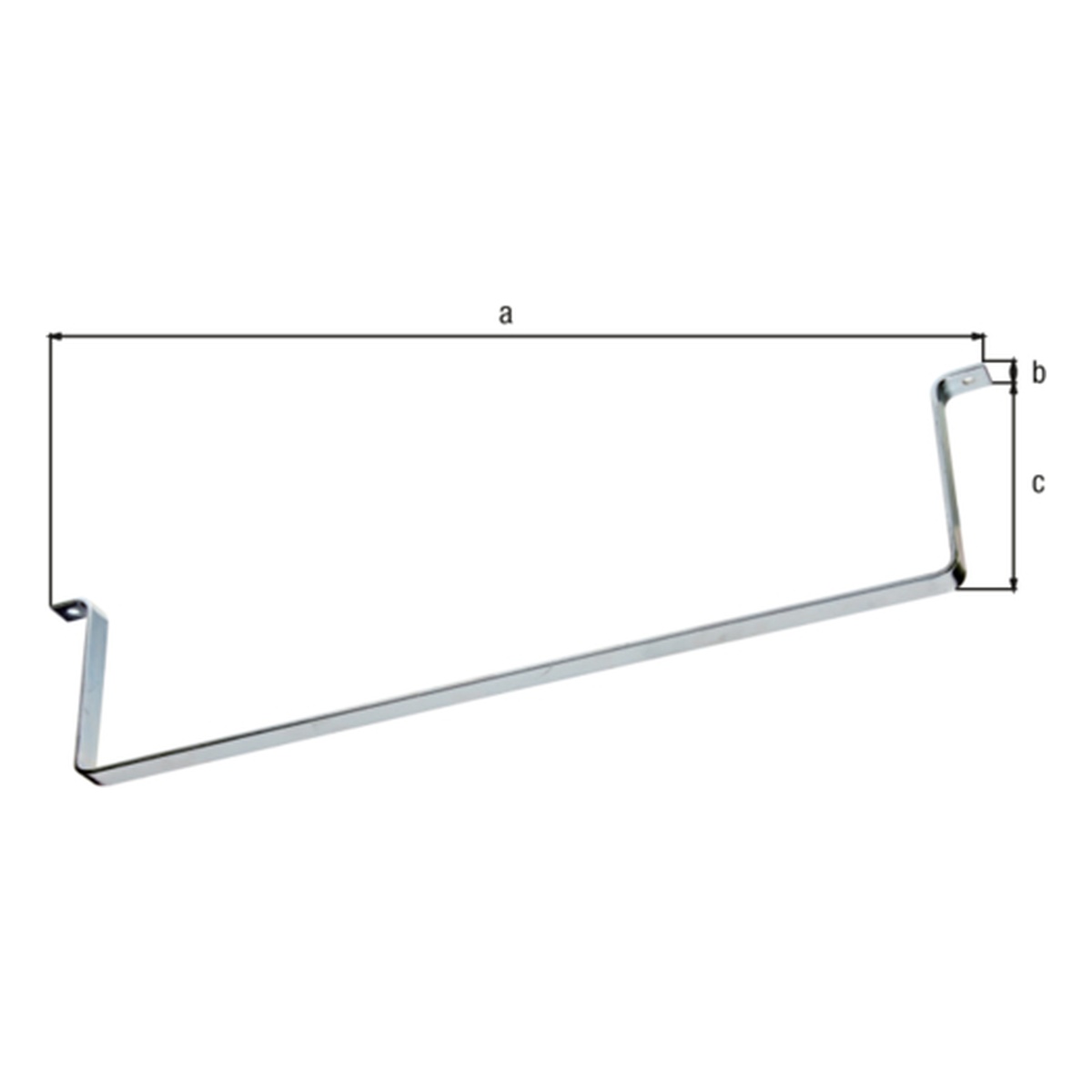 Alberts Stauraumbrücke, verzinkt, 790x25x165