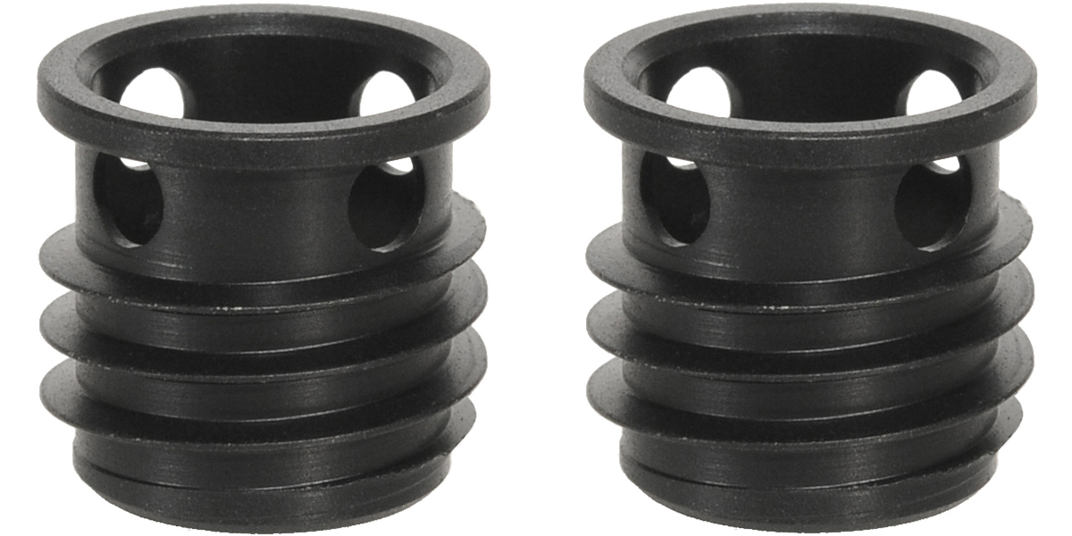 Halder 2 stk. 9,5 mm Buchse für Kunststoff, arretierbar Halder 2 stk. 9,5 mm Buchse für Kunststoff, arretierbar