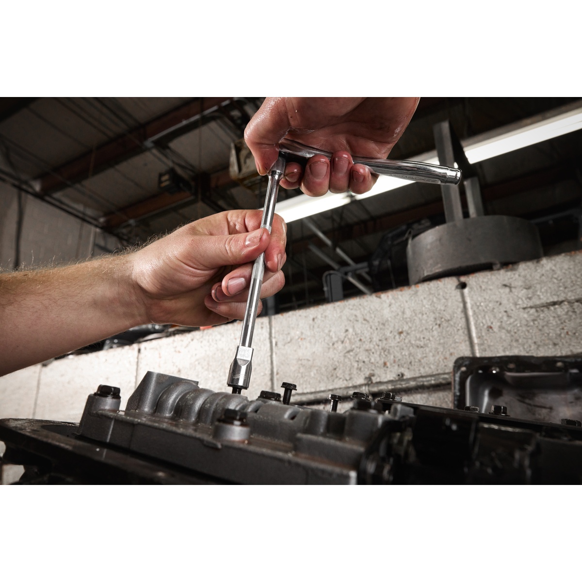 Milwaukee Verlängerungs-Set schwenkbar 3/8", 4tlg.