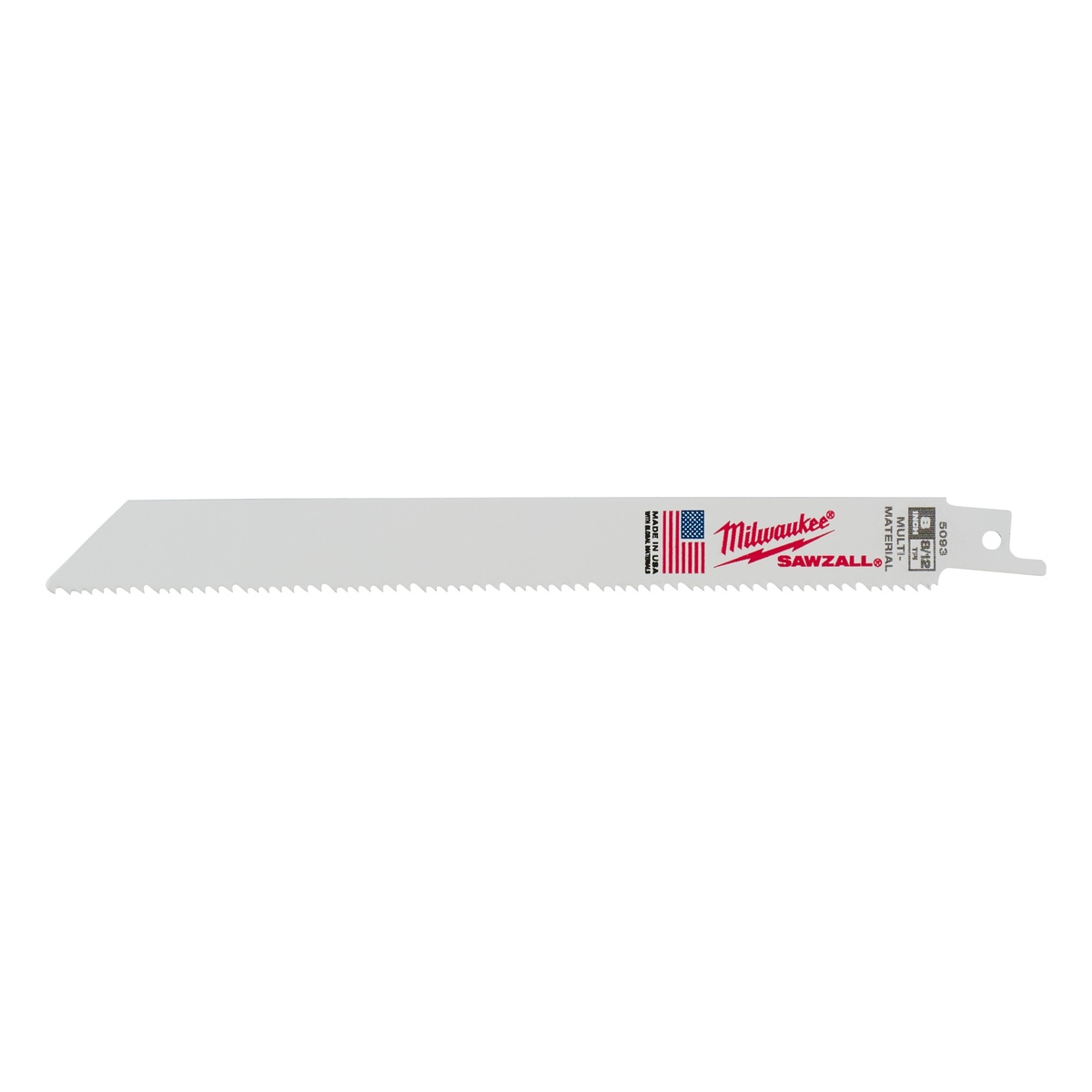 Milwaukee Säbelsägeblatt 200 x 8/12 mm Univ. - 5 Stk.