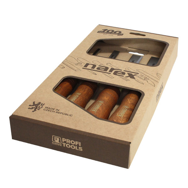 Narex Stechbeitel-Set Premium, Wood Line Plus, 4-tlg.