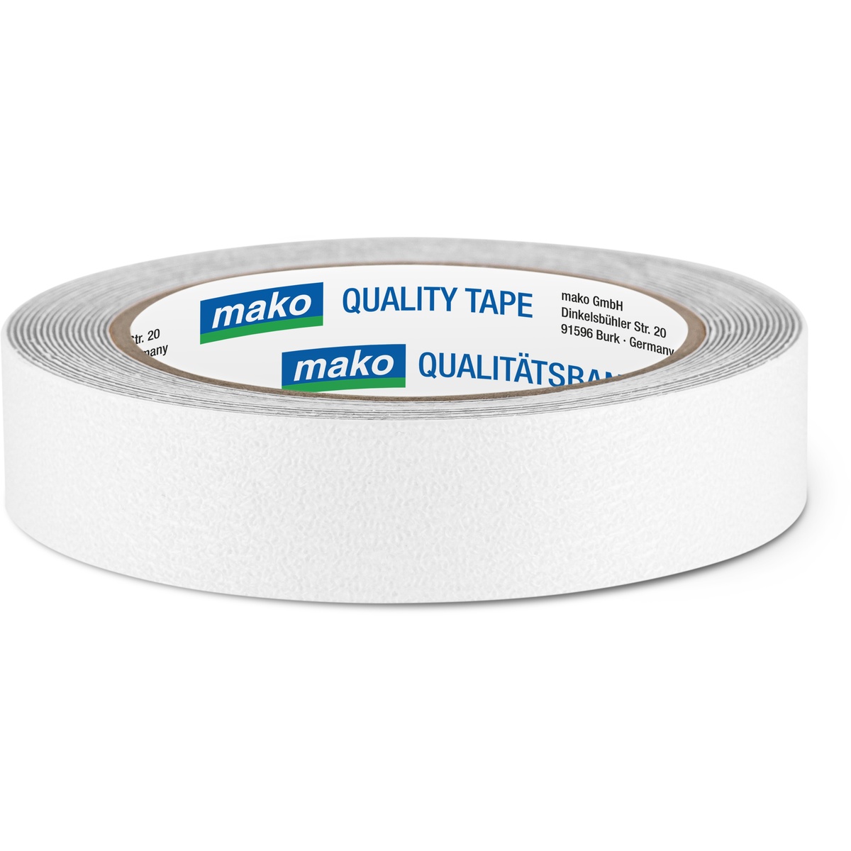 Mako Anti-Rutschband PREMIUM 25 mm x 5 m, weiß