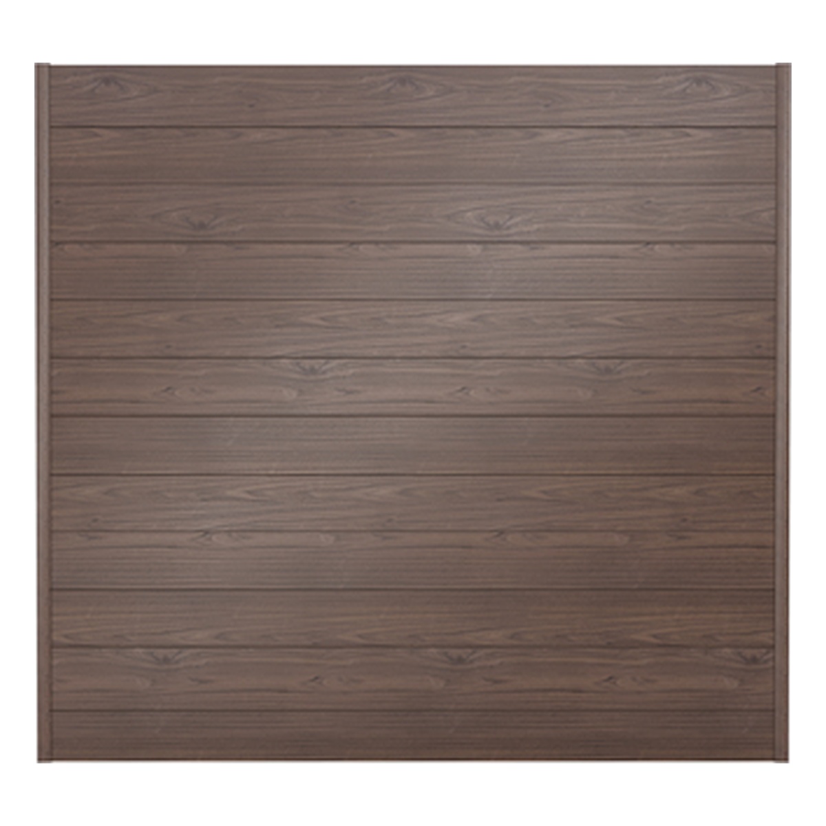 Alberts Zaunfeld Palitio, Alu, Holzdekor dunkel kunstbeschichtet,1800 x 1800 mm, Profilhöhe: 150 mm - 1 Stk.