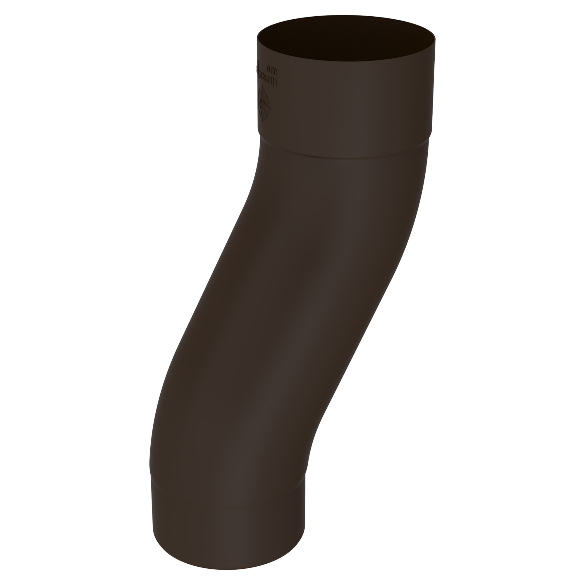 Zambelli Fallrohr-Sockelknie Meister-Sockelknie 80 mm, Dunkelbraun RAL 8019, COLORDUR - 1 Stk.