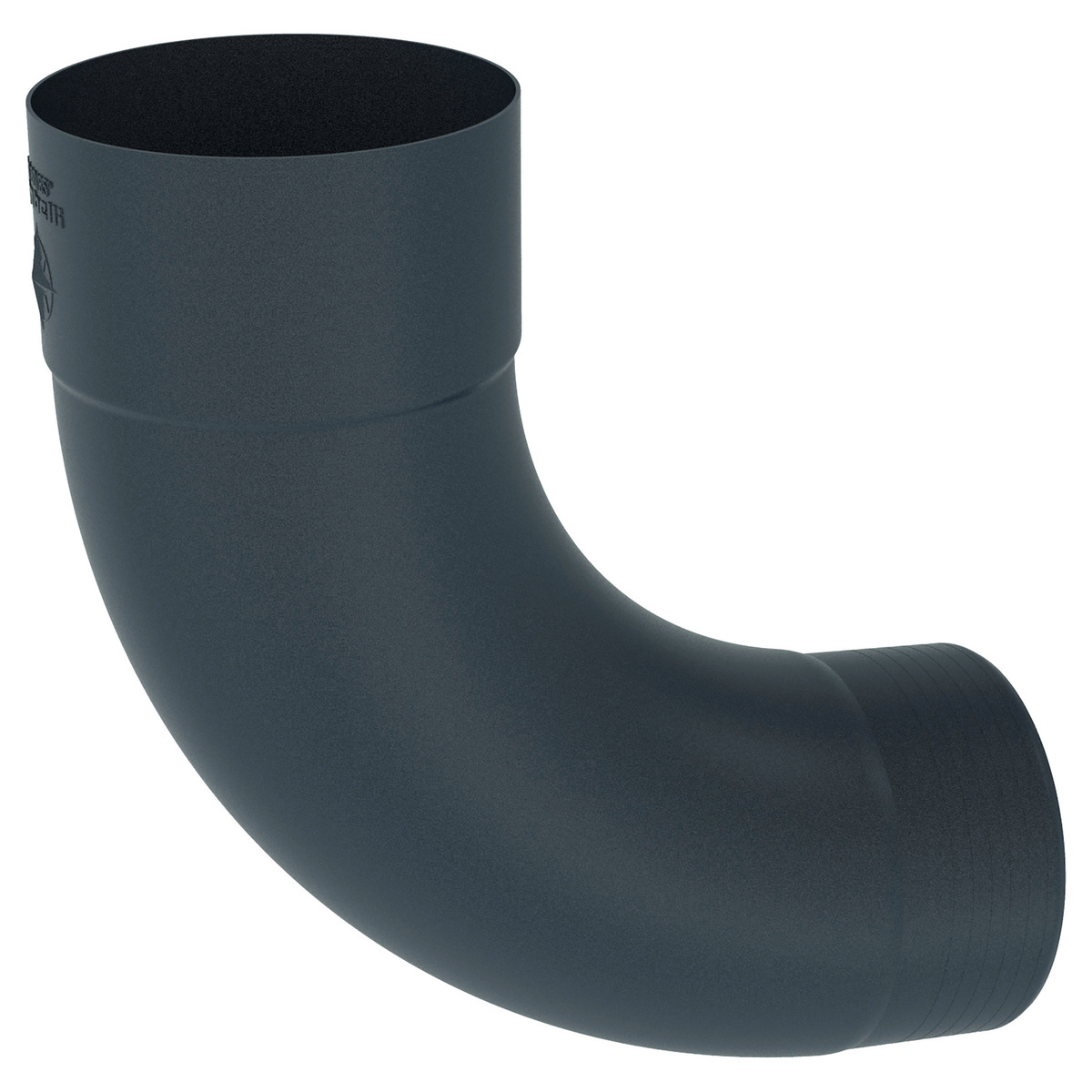 Zambelli Fallrohrbogen Meister-Bogen 85° 80 mm, Anthrazit RAL 7016, COLORDUR - 1 Stk.